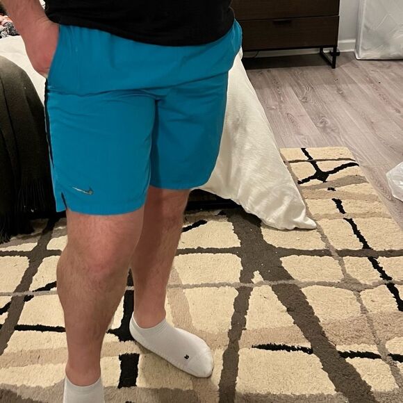 Nike Pro Dri Fit Athletic Shorts Size Medium Men Blue Casual Performance Sport🩳 - Picture 2 of 6